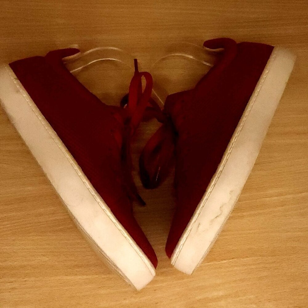 Journee Collection Red Casual Sneaker 7 - Picture 5 of 8